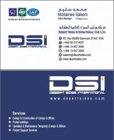 DESERT SIDES INTERNATIONAL CONTRACTING COMPANY