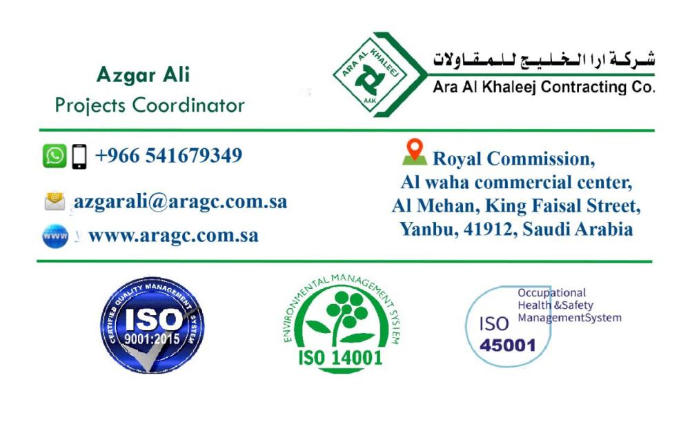 ARA AL KHALEEJ CONTRACTING CO